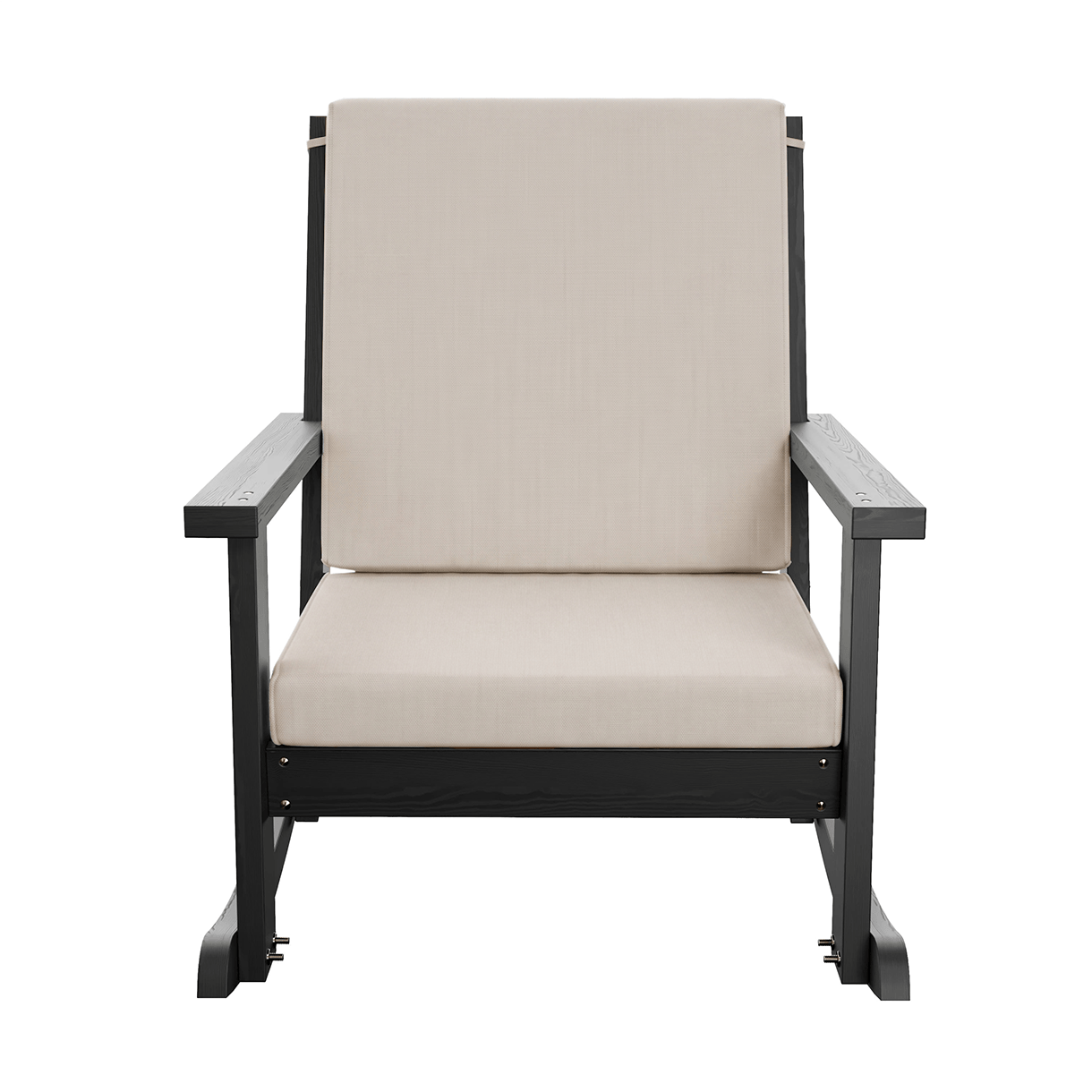 Amish Casual Deep Seated Outdoor Rocking Chair with Cushion
