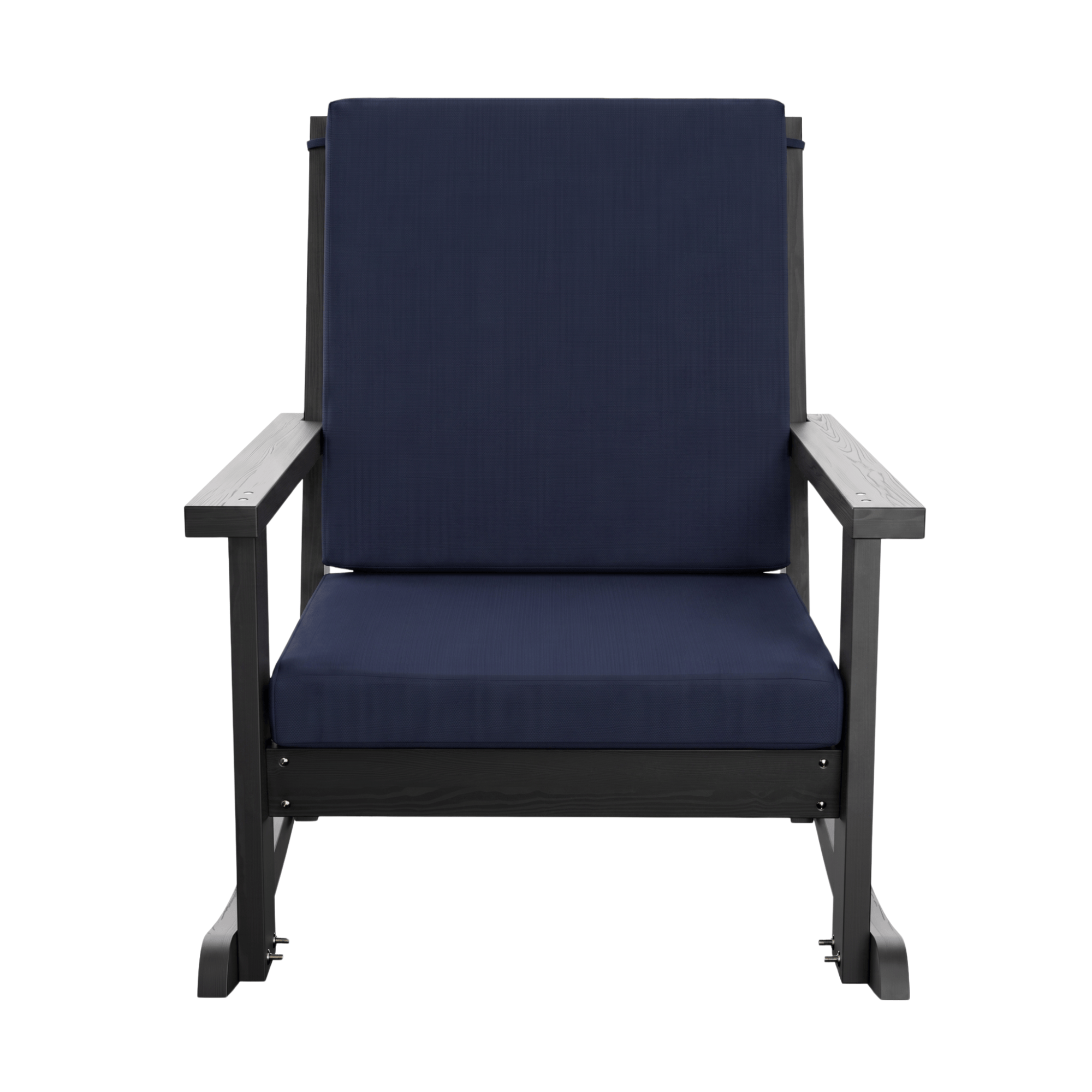 Amish Casual Deep Seated Outdoor Rocking Chair with Cushion