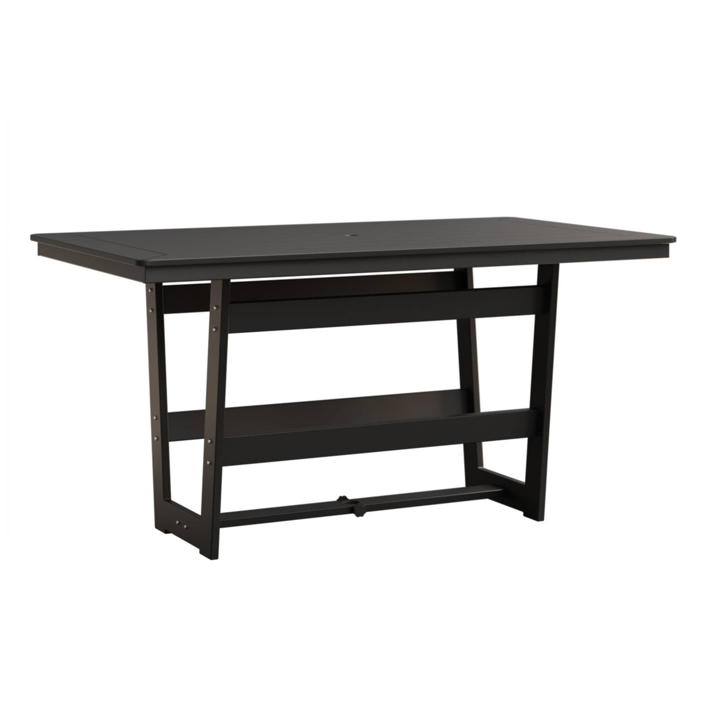 Berlin Gardens Hudson 70" Outdoor Poly Lumber Rectangular Counter Height Table
