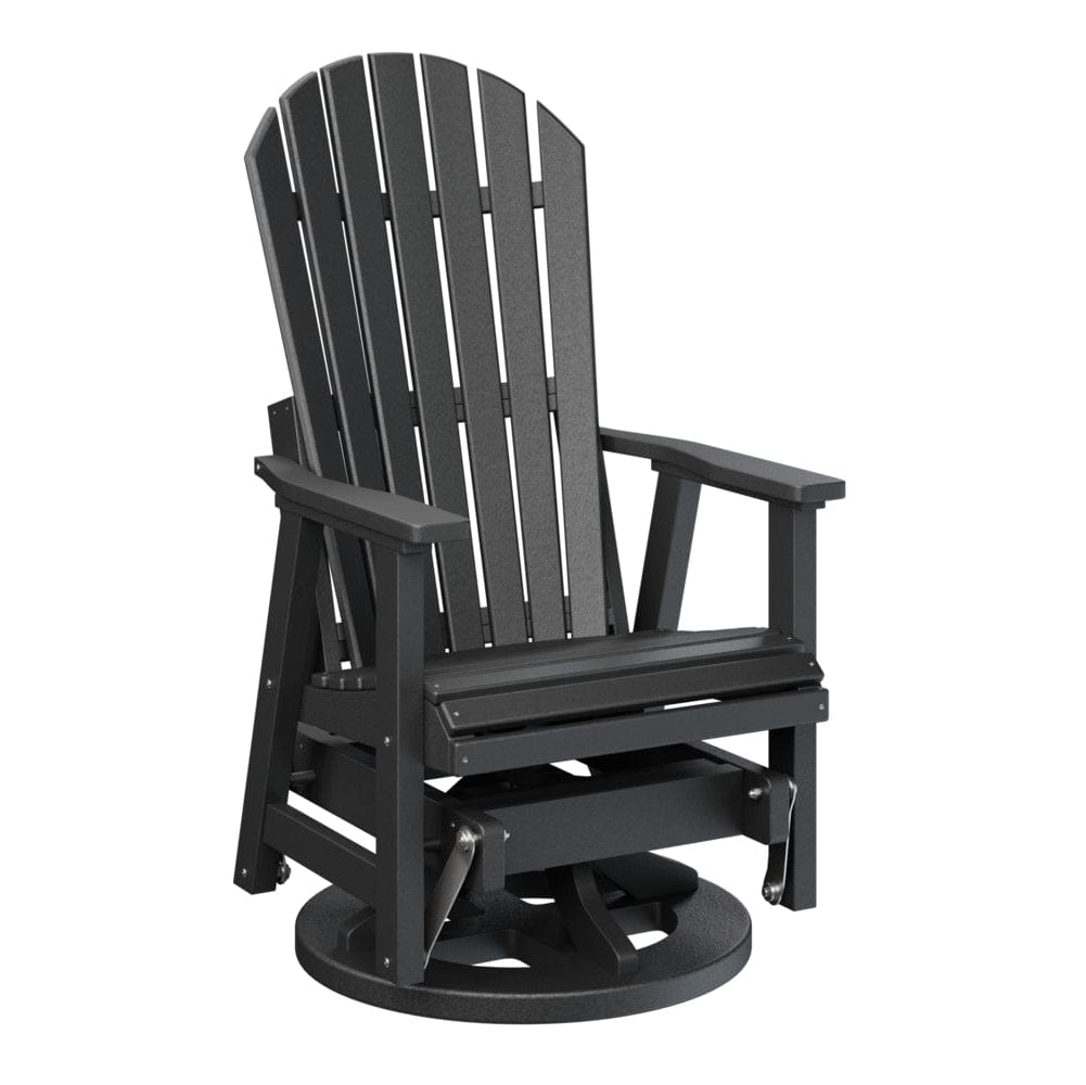Berlin Gardens Comfo Back Poly Lumber Swivel Glider