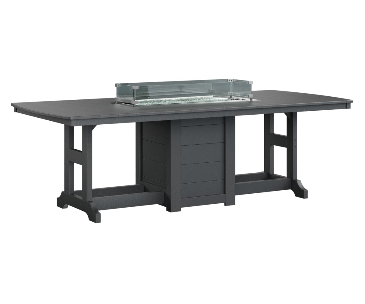 Berlin Gardens Garden Classic Fire Pit Poly Lumber Dining Table