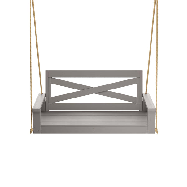 Porchgate Amish Heavy Duty 700 Lb 5-Foot Boardwalk Porch Swing - Dovetail Grey