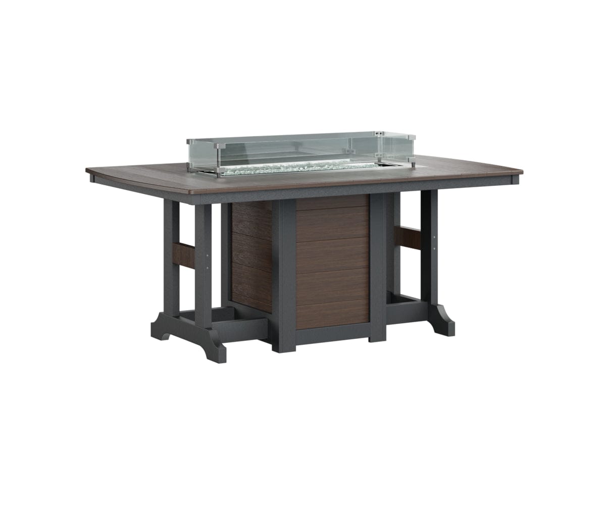 Berlin Gardens Garden Classic Fire Pit Poly Lumber Dining Table