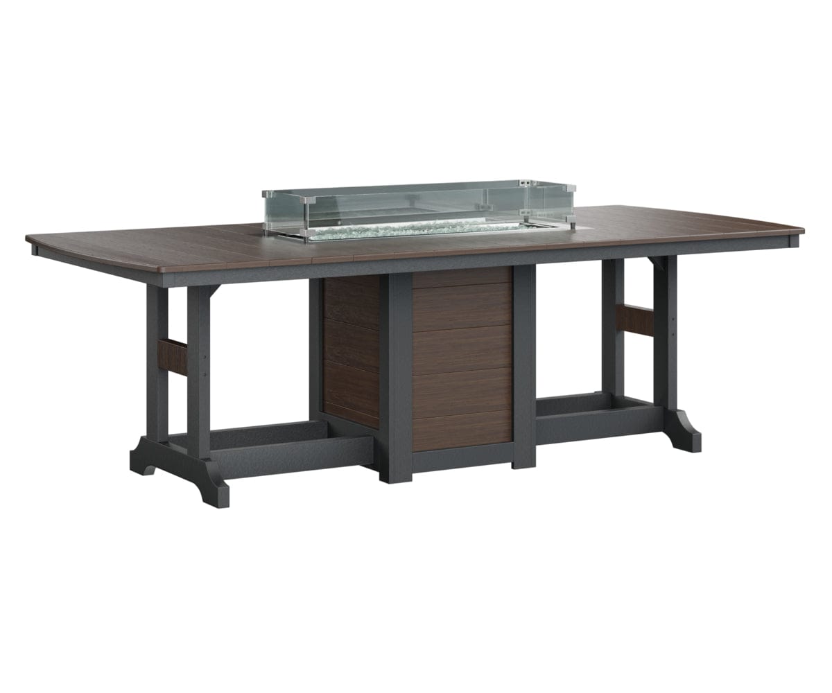 Berlin Gardens Garden Classic Fire Pit Poly Lumber Dining Table