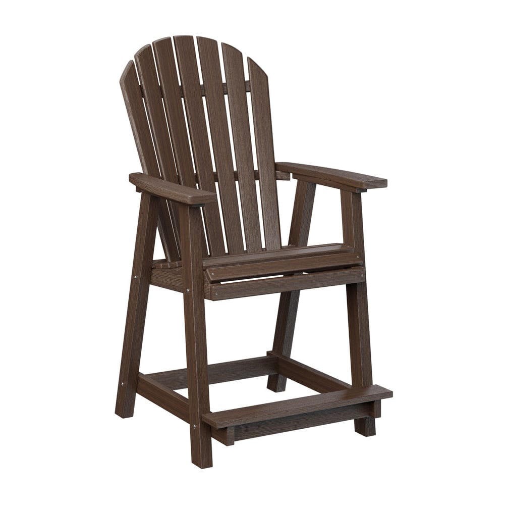 Berlin Gardens Comfo Back Poly Lumber Counter Chair