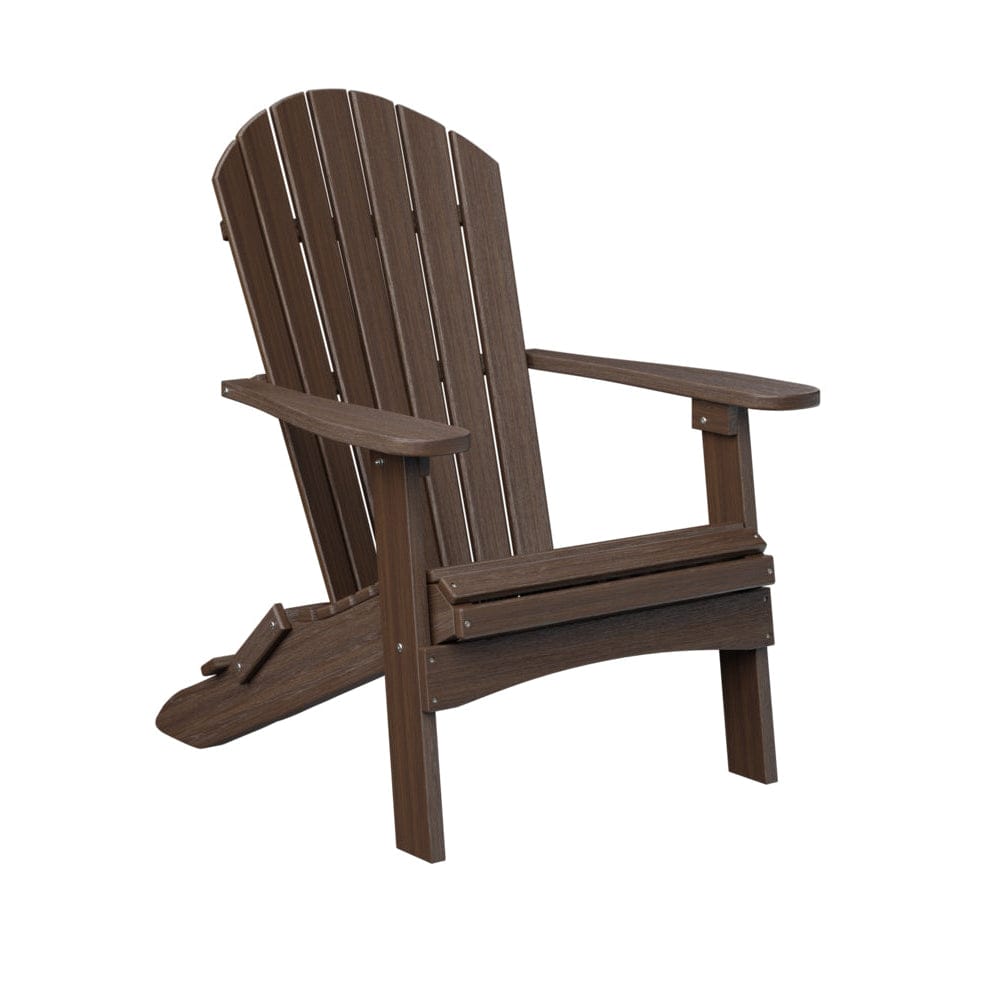 Berlin Gardens Comfo Back Poly Lumber Folding Adirondack Chair