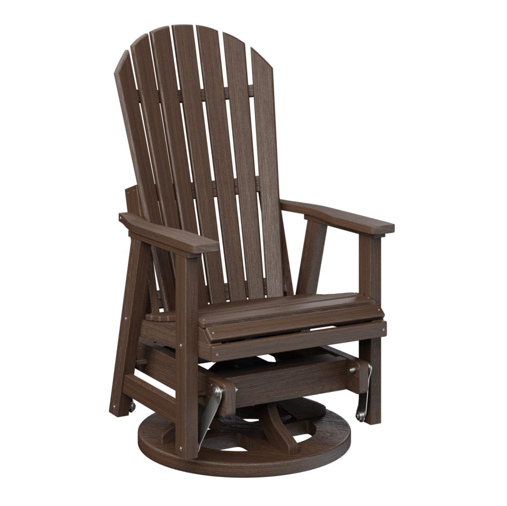 Berlin Gardens Comfo Back Poly Lumber Swivel Glider