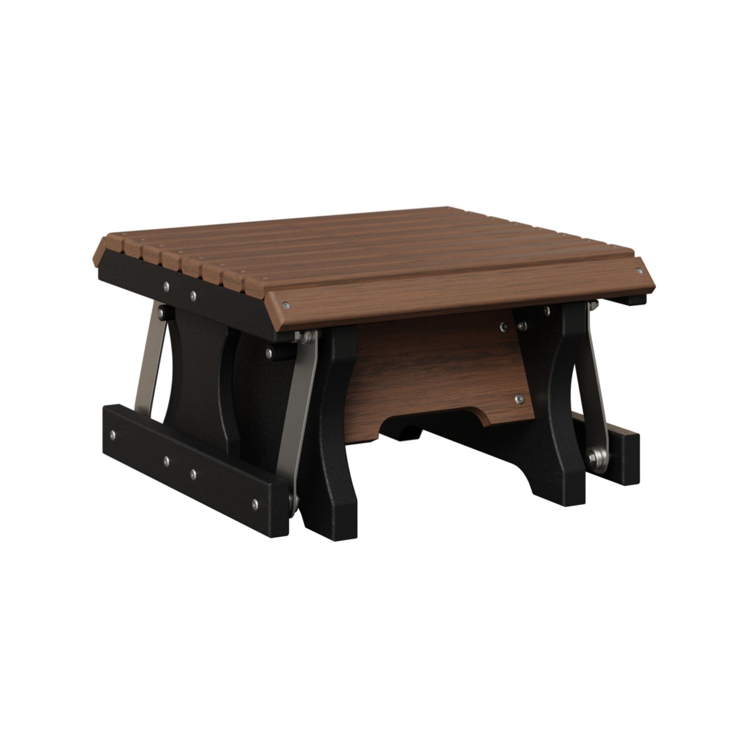 Berlin Gardens Poly Lumber Gliding Footstool