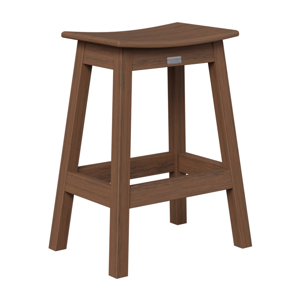 Berlin Gardens Saddle Poly Lumber Counter Stool