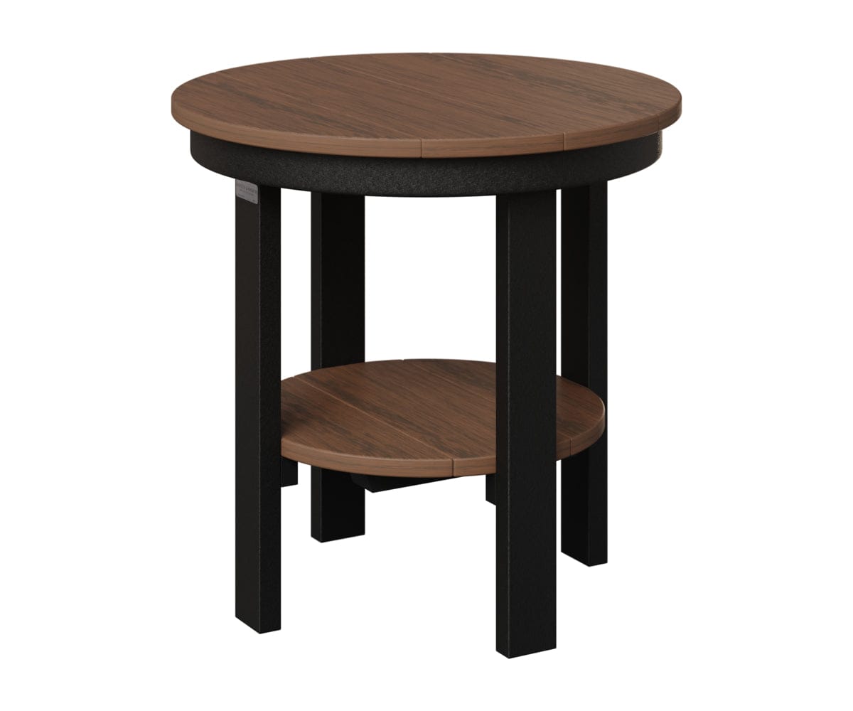 Berlin Gardens Poly Lumber Round End Dining Table