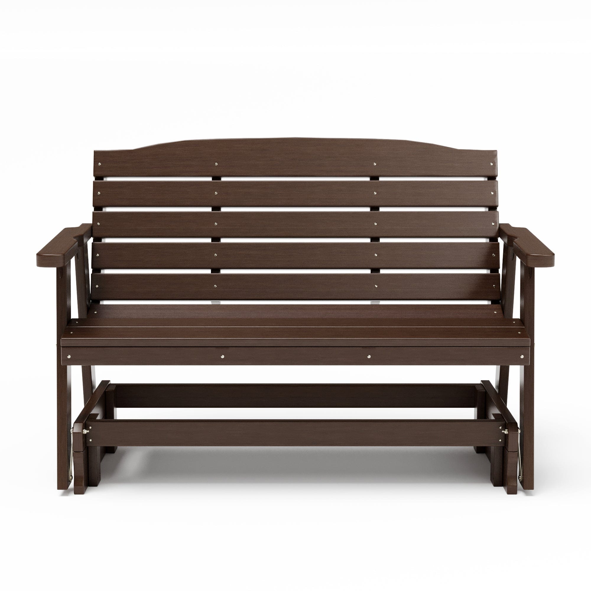 SimplyPoly Amish Made Classic Recycled Plastic Porch Glider