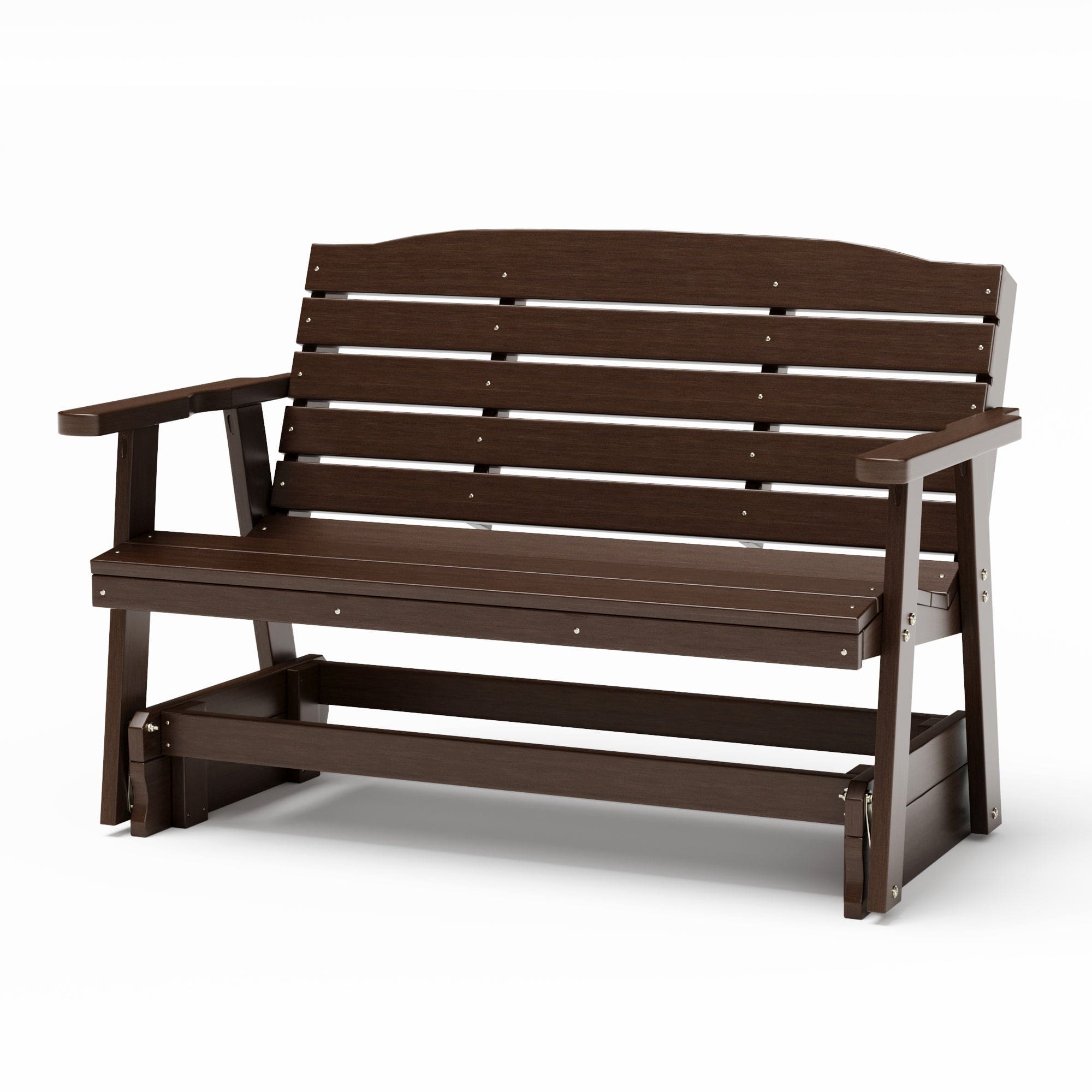 SimplyPoly Amish Made Classic Recycled Plastic Porch Glider