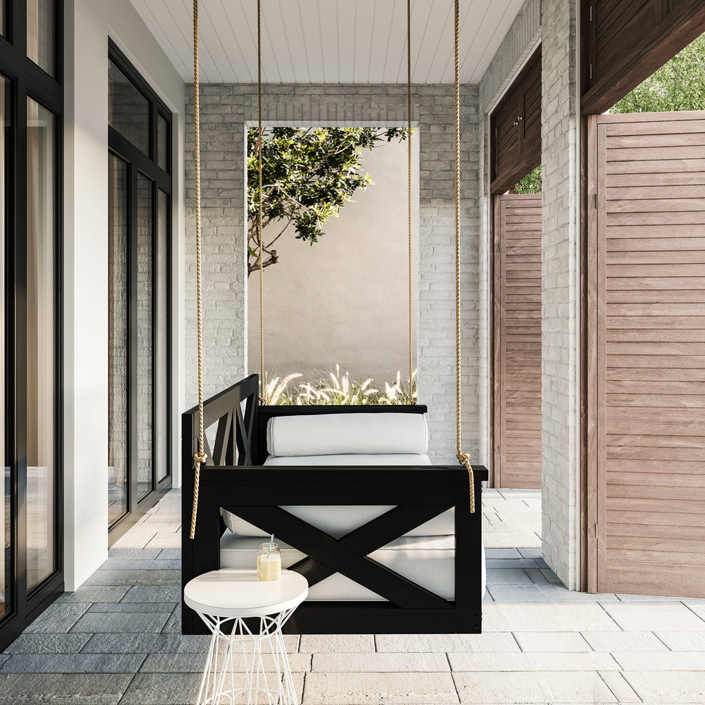 Breezy Acres The Bradford Twin Porch Swing Bed The Porch Swing Company