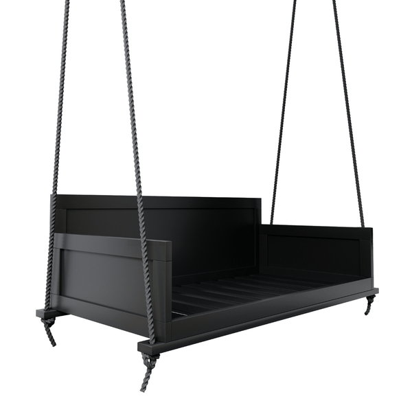 Amish Casual The Philly Daybed Swing in Tricorn Black