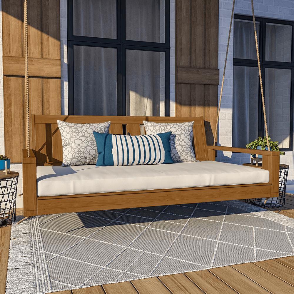 Amish Casual Uptown Wood Swing Bed