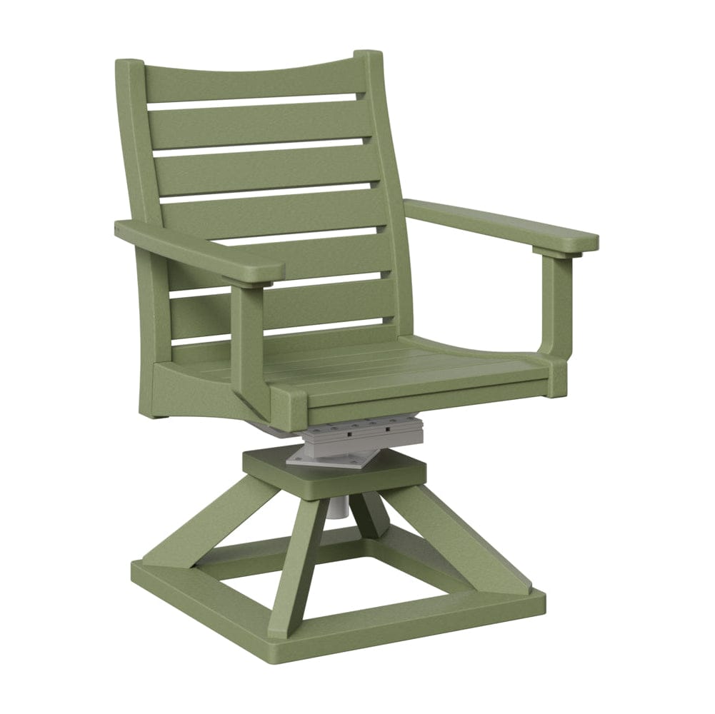 Berlin Gardens Bristol Swivel Rocker Poly Lumber Dining Chair