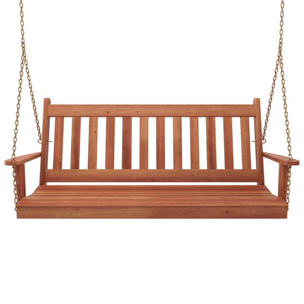 Keystone Amish Co. 6 Foot Franklin Red Cedar Porch Swing without Cup Holders