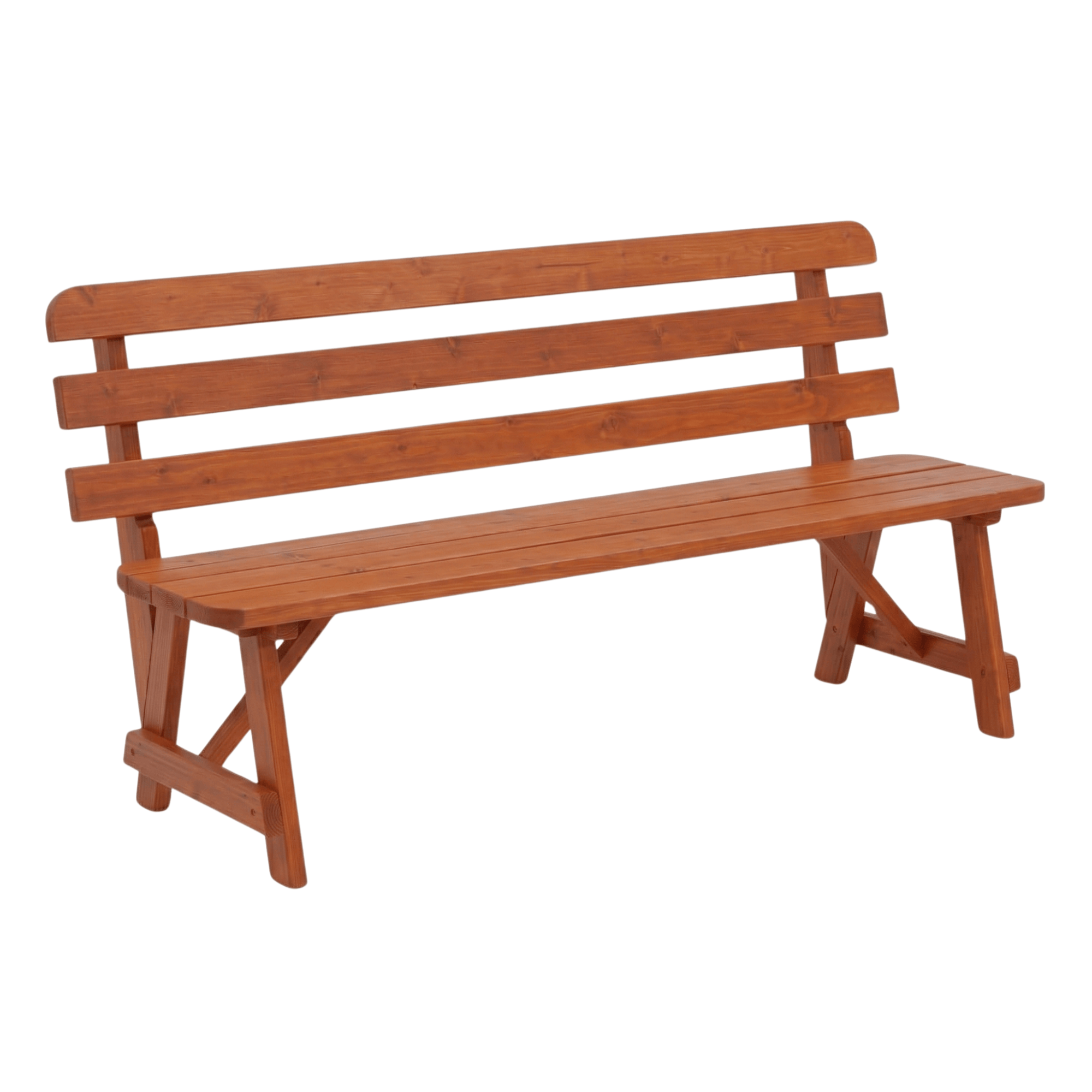 Keystone Amish Co. Red Cedar Backed Garden Bench