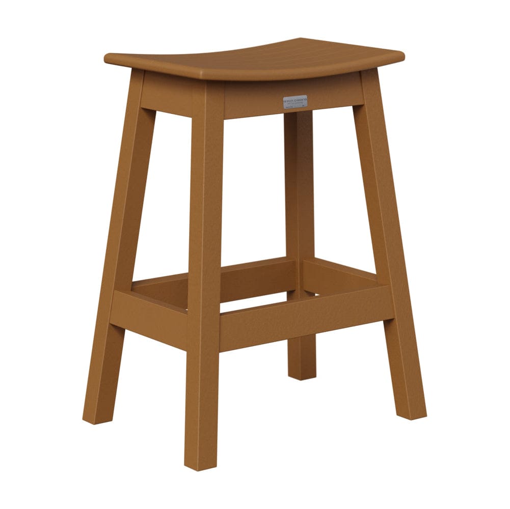 Berlin Gardens Saddle Poly Lumber Counter Stool