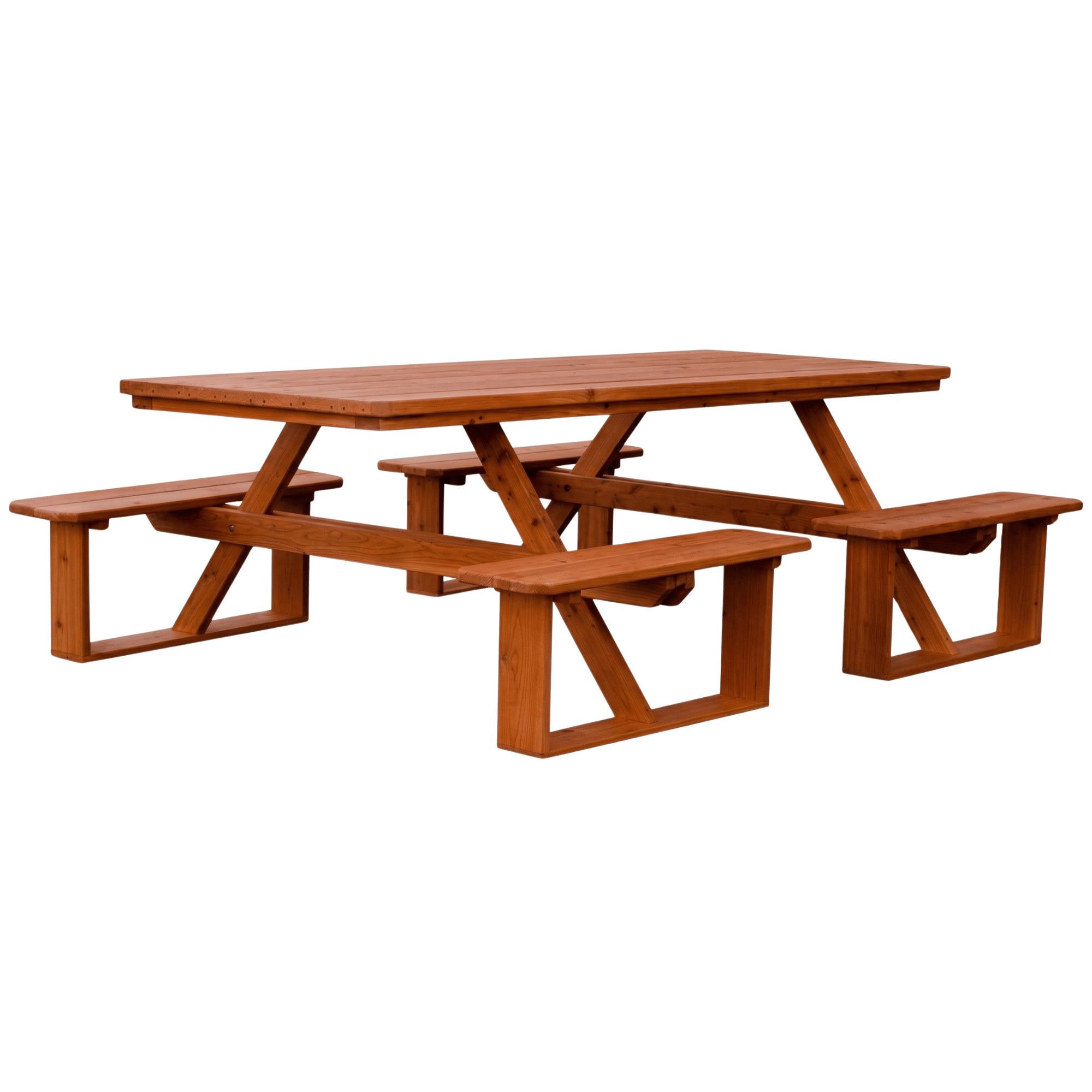 Keystone Amish Co. Red Cedar 8 Foot Walk-In Picnic Table
