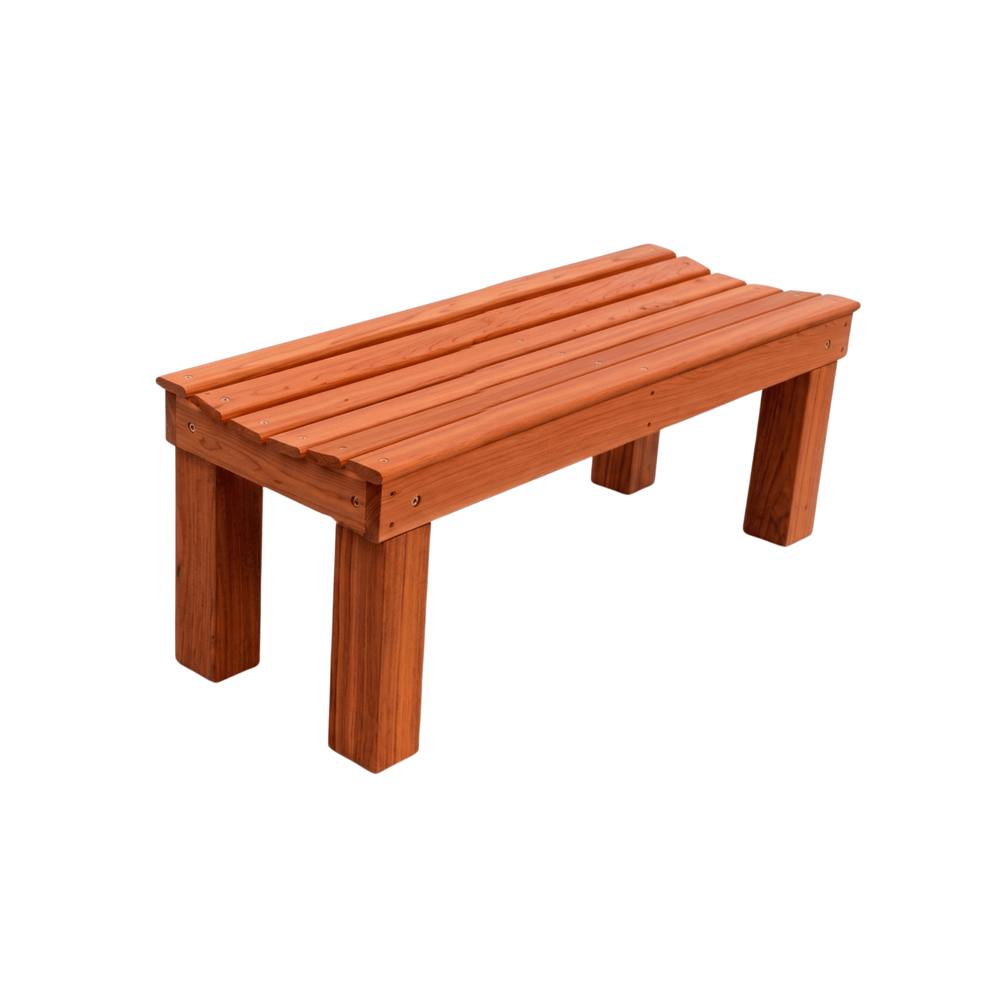 Keystone Amish Co. Red Cedar 4 Foot Courtyard Bench