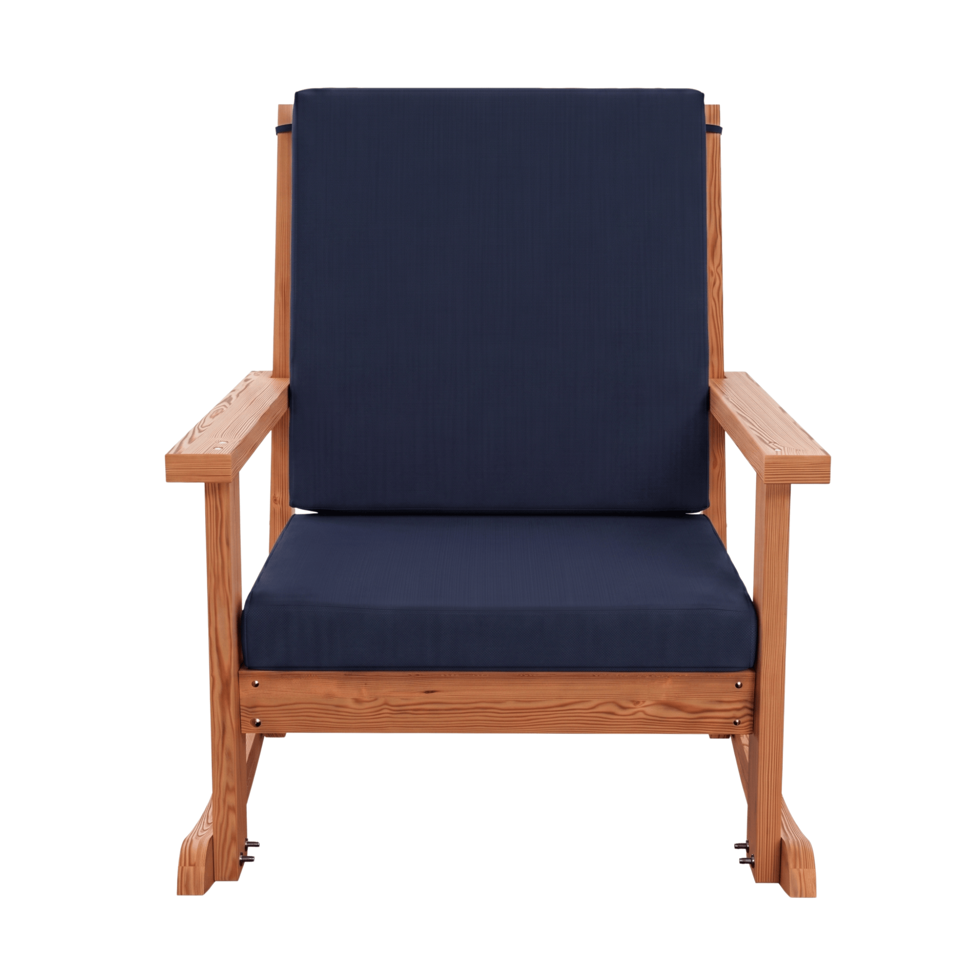 Amish Casual Deep Seated Outdoor Rocking Chair with Cushion