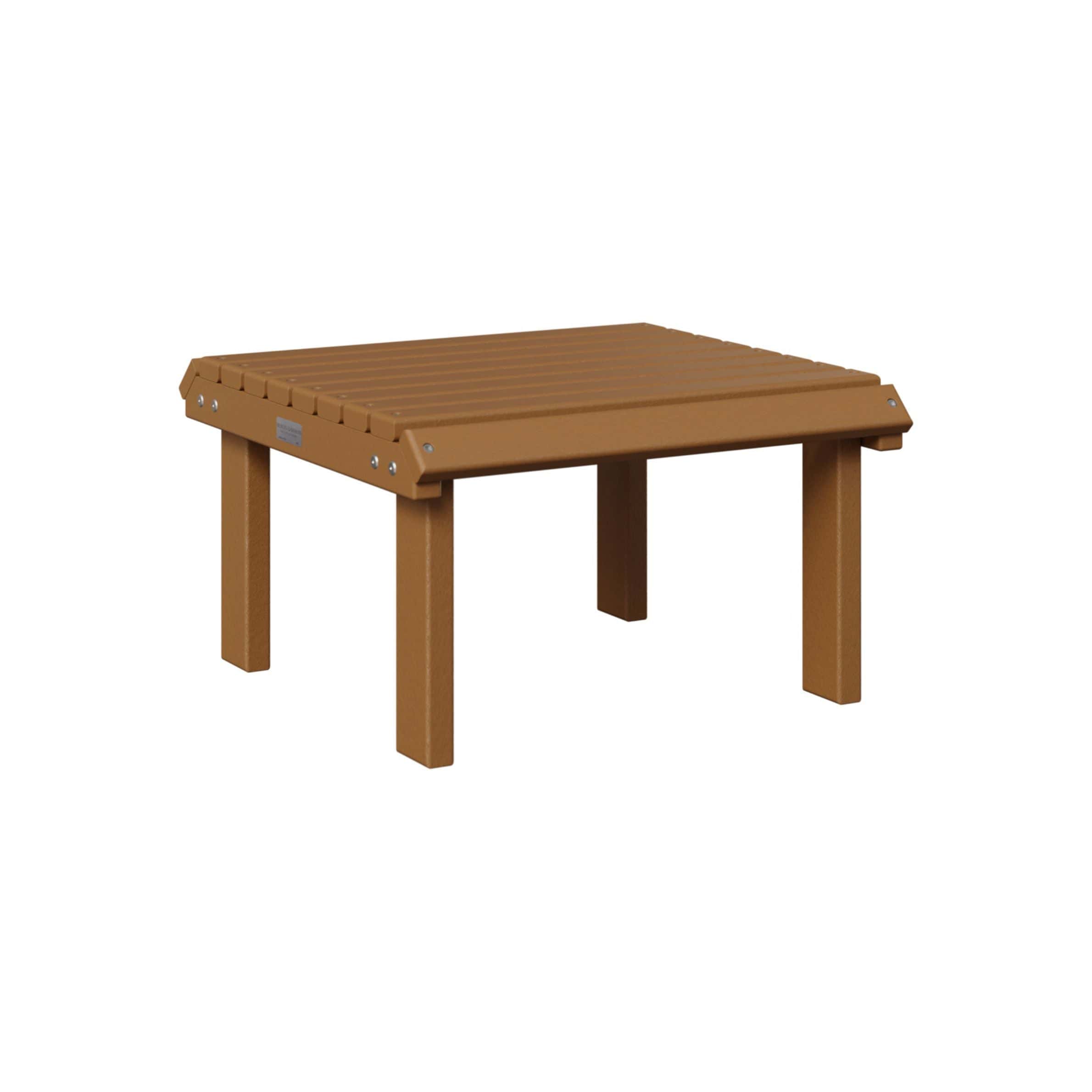 Berlin Gardens Poly Lumber Stationary Footstool