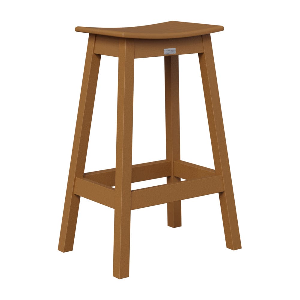 Berlin Gardens Saddle Poly Lumber Bar Stool