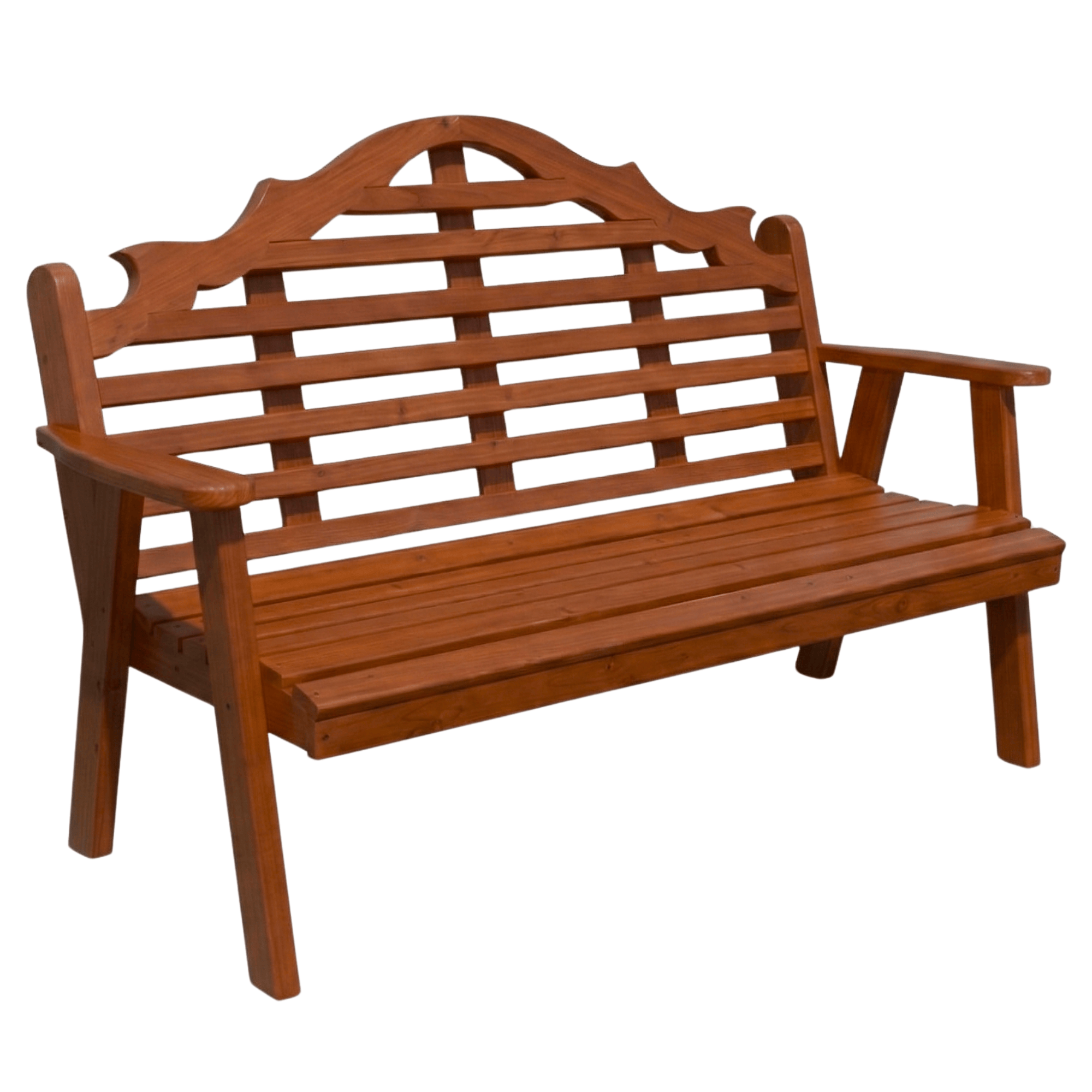Keystone Amish Co. Red Cedar Milan Garden Bench