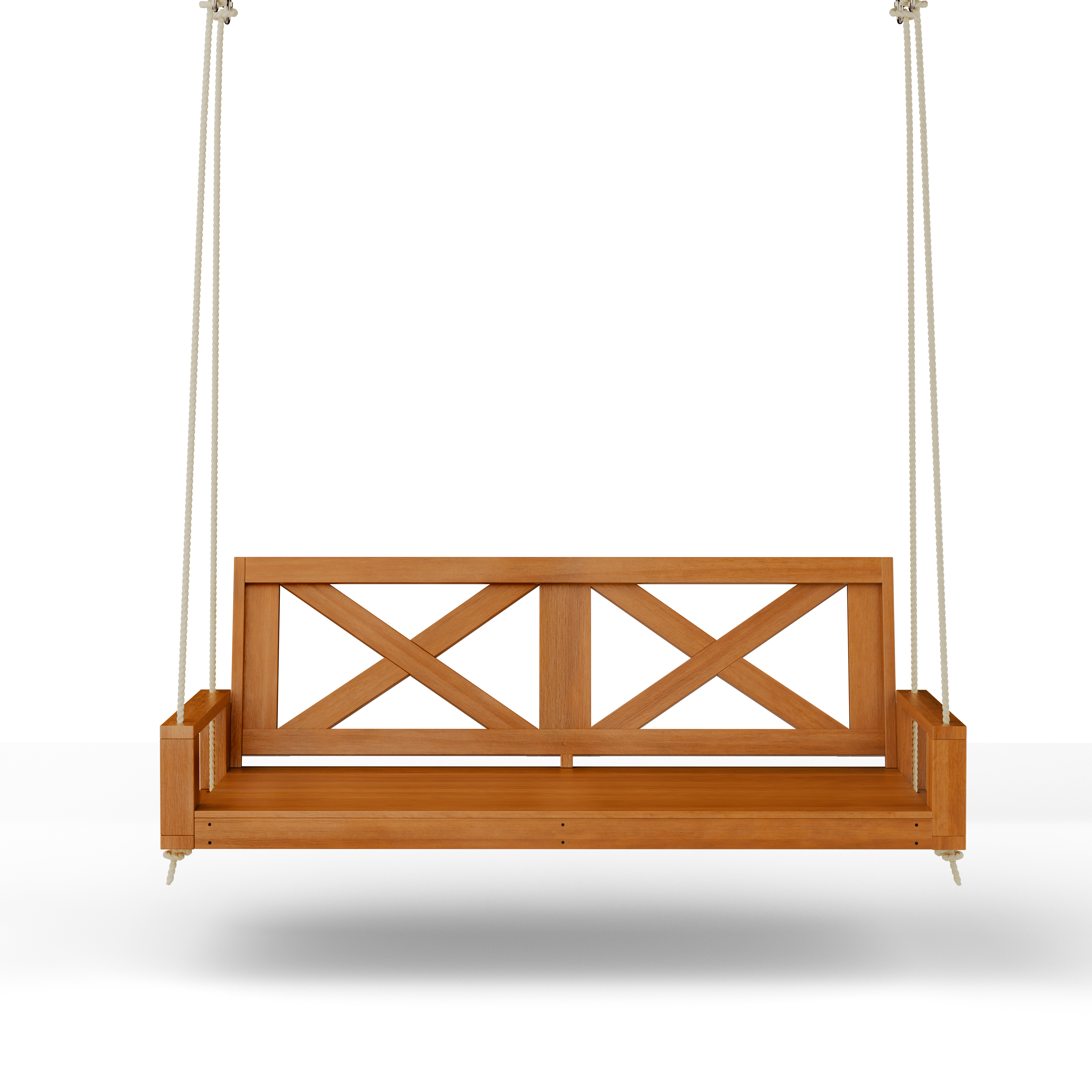 Amish Casual Malvern Porch Swing Bed, 4 Ft Cedar with Clearcoat
