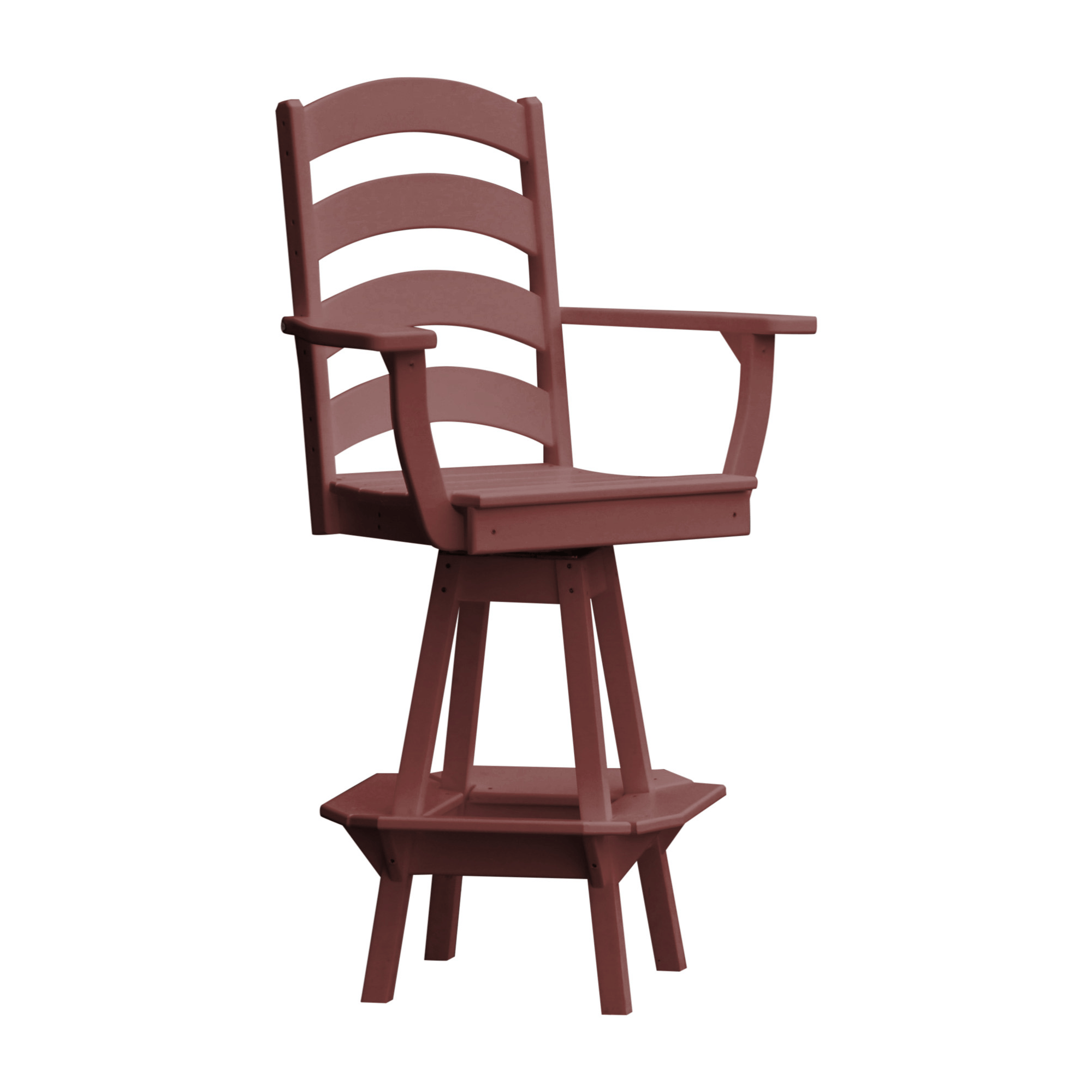 Keystone Amish Co. Josie Poly Composite Swivel Bar Chair