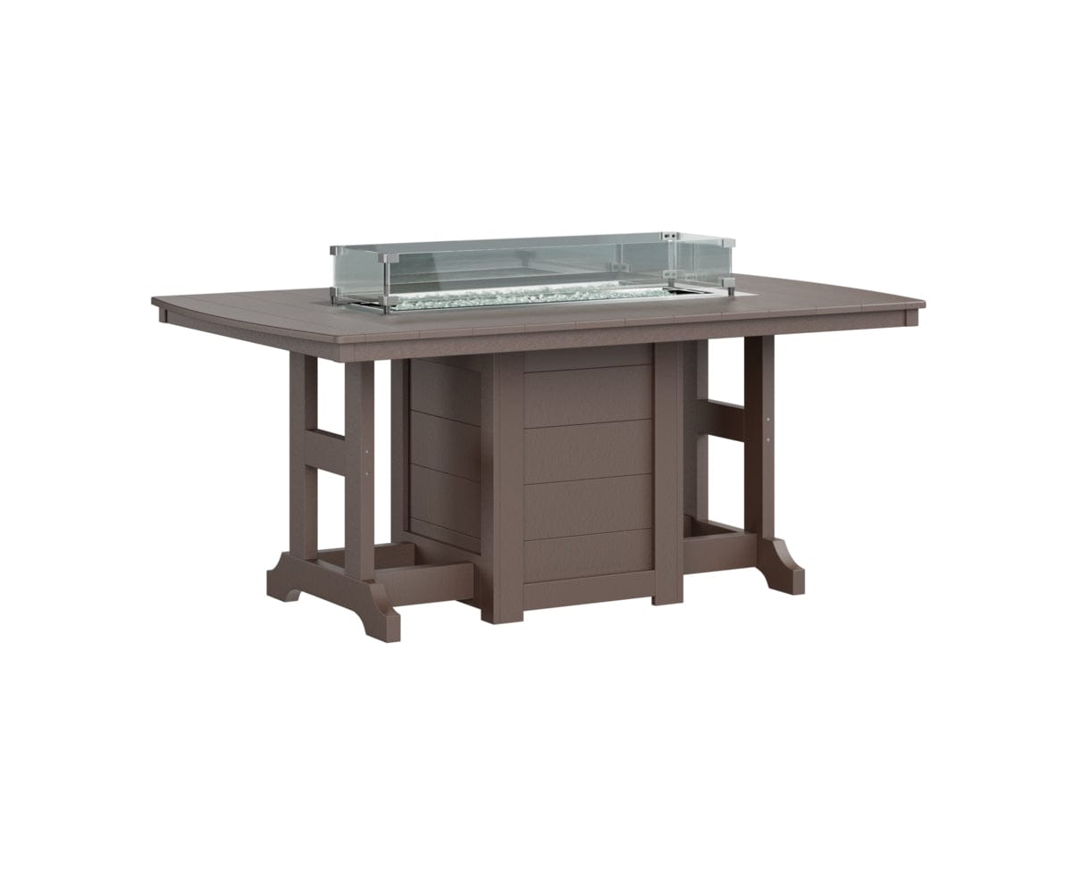 Berlin Gardens Garden Classic Fire Pit Poly Lumber Dining Table