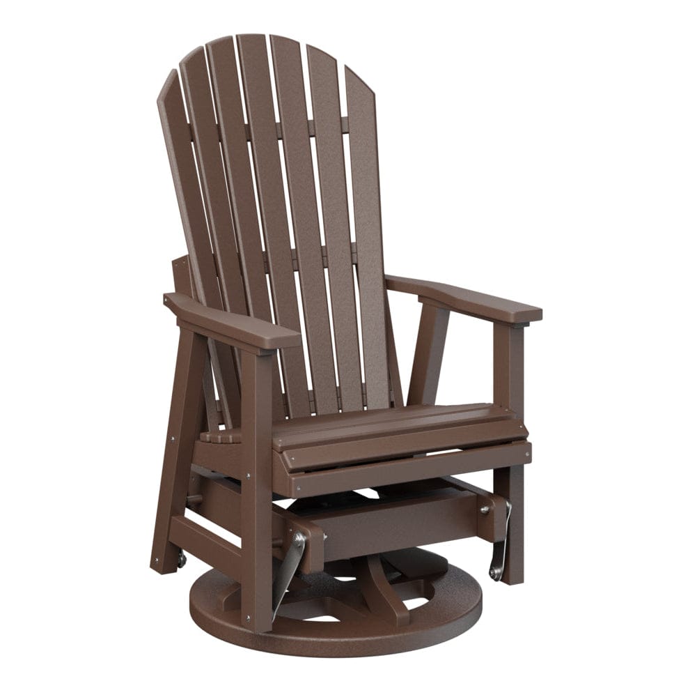 Berlin Gardens Comfo Back Poly Lumber Swivel Glider