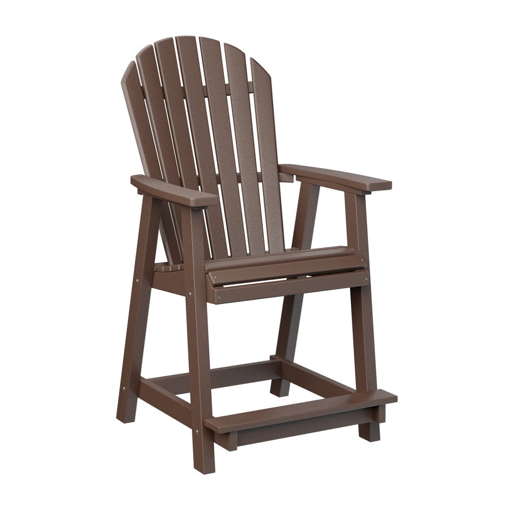 Berlin Gardens Comfo Back Poly Lumber Counter Chair