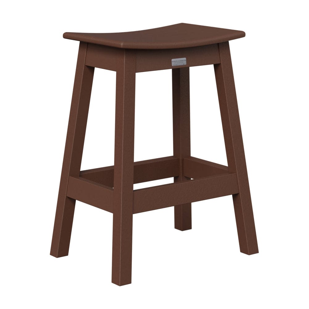 Berlin Gardens Saddle Poly Lumber Counter Stool