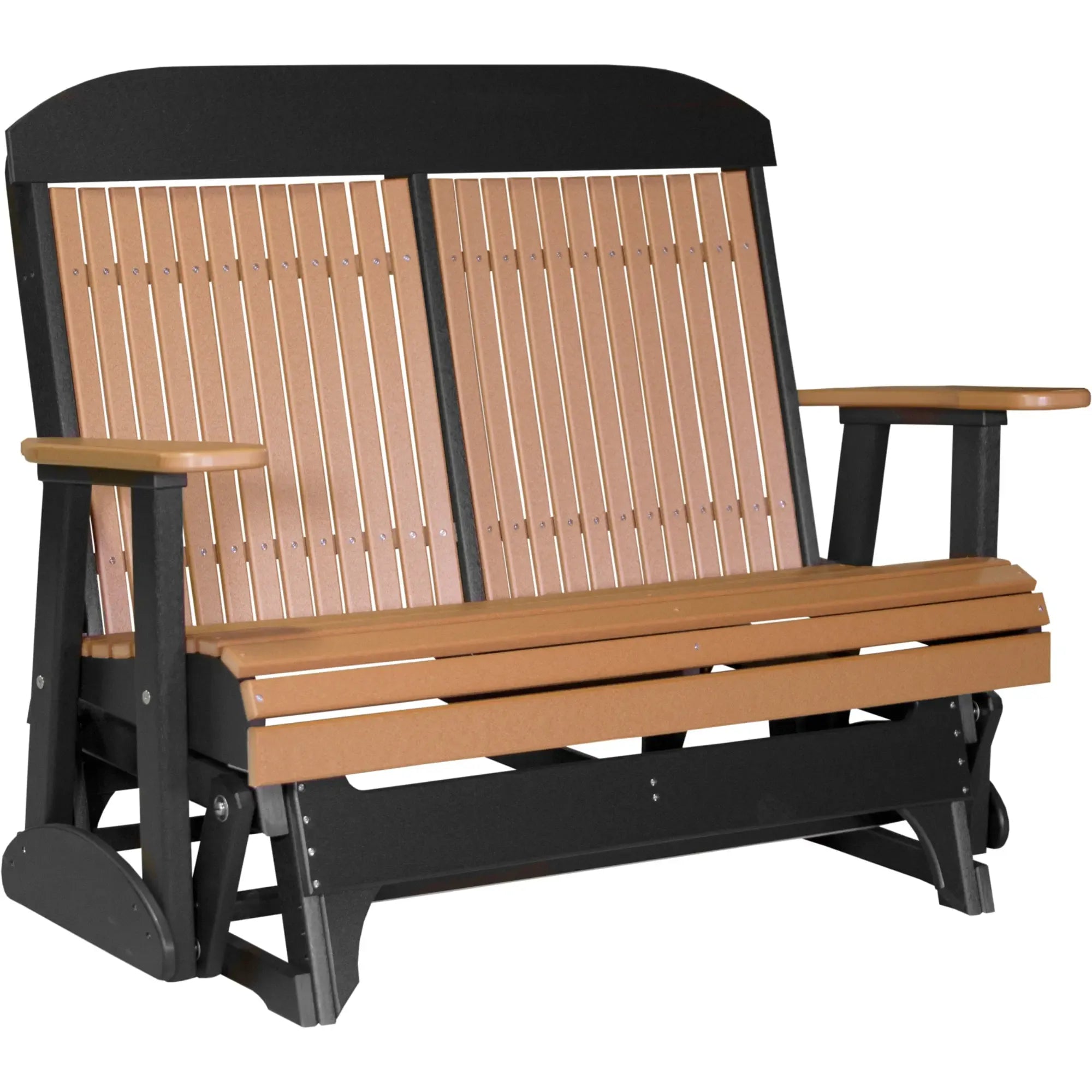 LuxCraft Classic Highback 4-Foot Poly Composite Patio Glider