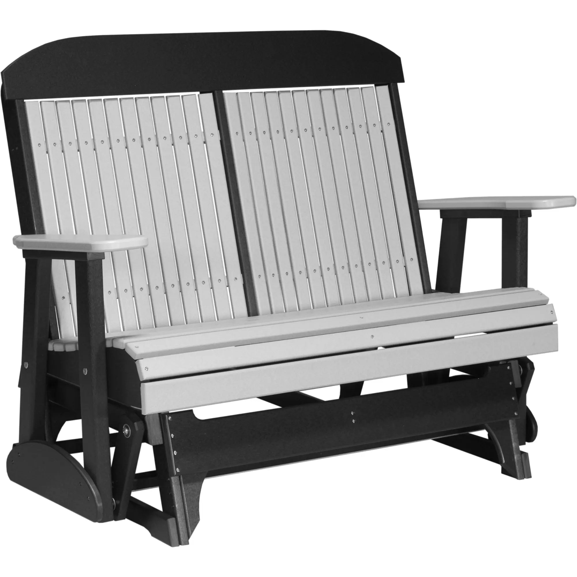 LuxCraft Classic Highback 4-Foot Poly Composite Patio Glider