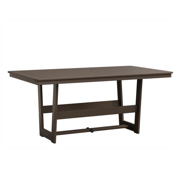 Berlin Gardens Hudson 70" Outdoor Poly Lumber Rectangular Dining Table