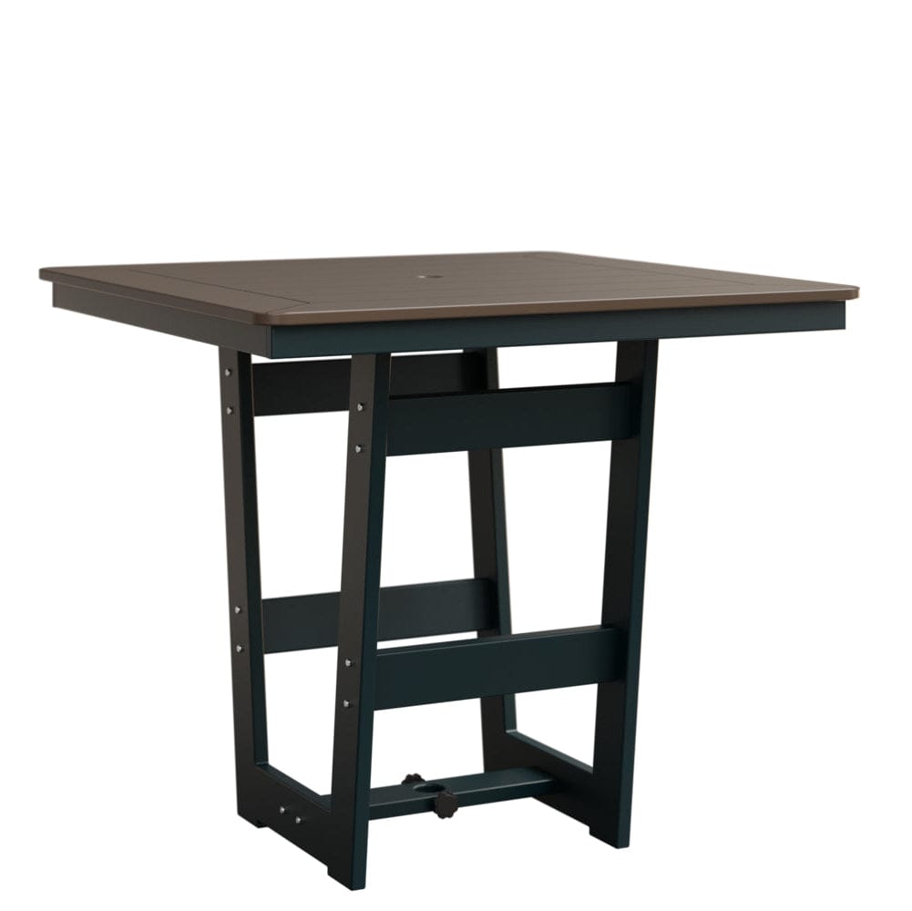 Berlin Gardens Hudson 40" Outdoor Poly Lumber Square Bar Table