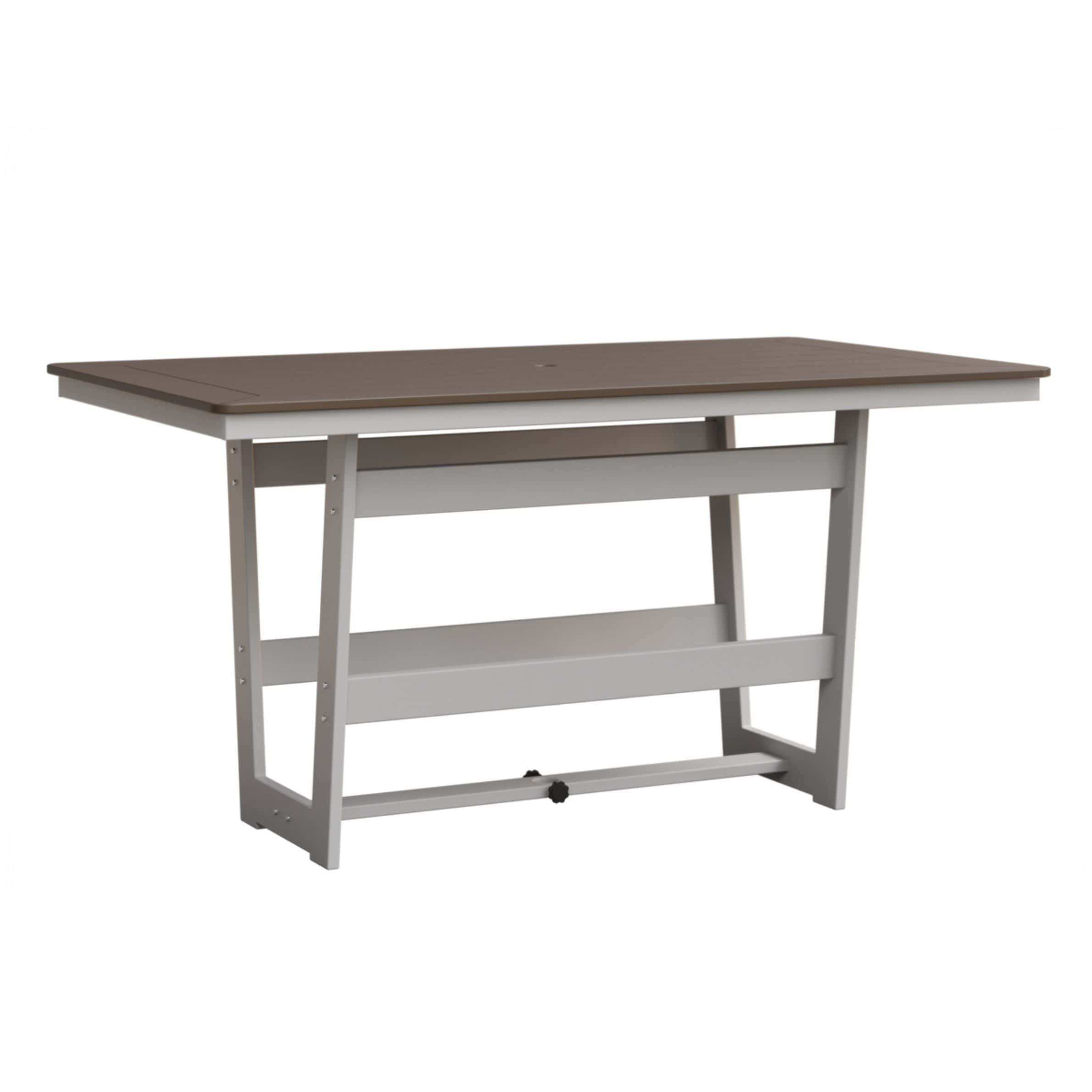 Berlin Gardens Hudson 70" Outdoor Poly Lumber Rectangular Counter Height Table
