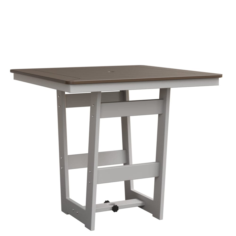 Berlin Gardens Hudson 40" Outdoor Poly Lumber Square Bar Table