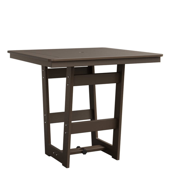 Berlin Gardens Hudson 40" Poly Outdoor Bar Height Square Dining Table