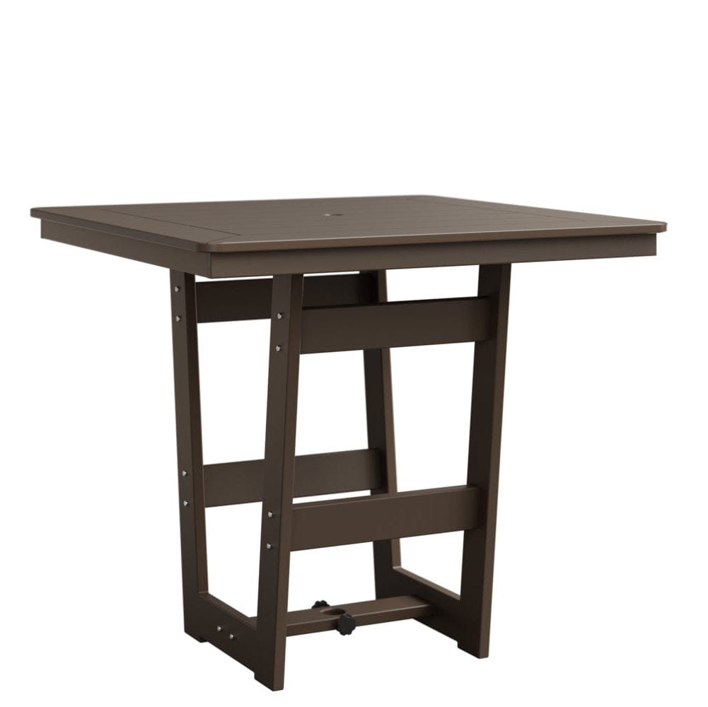 Berlin Gardens Hudson 40" Outdoor Poly Lumber Square Bar Table