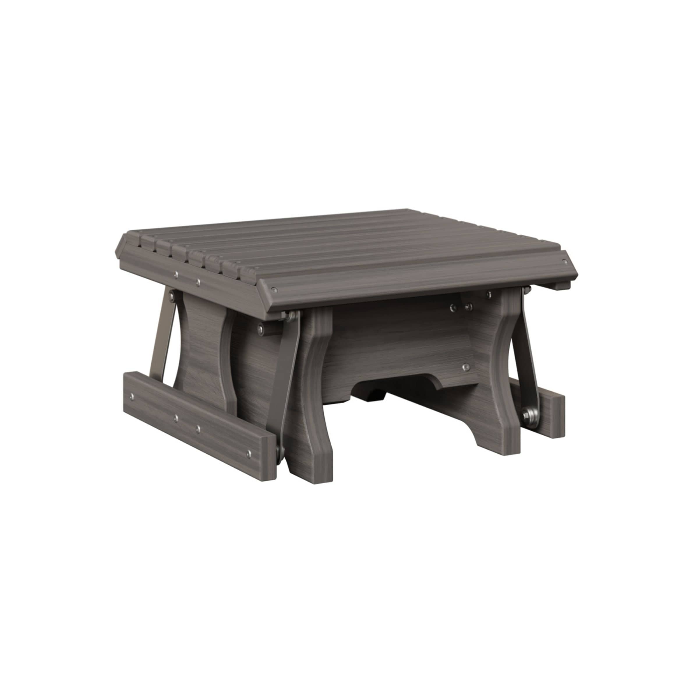 Berlin Gardens Poly Lumber Gliding Footstool