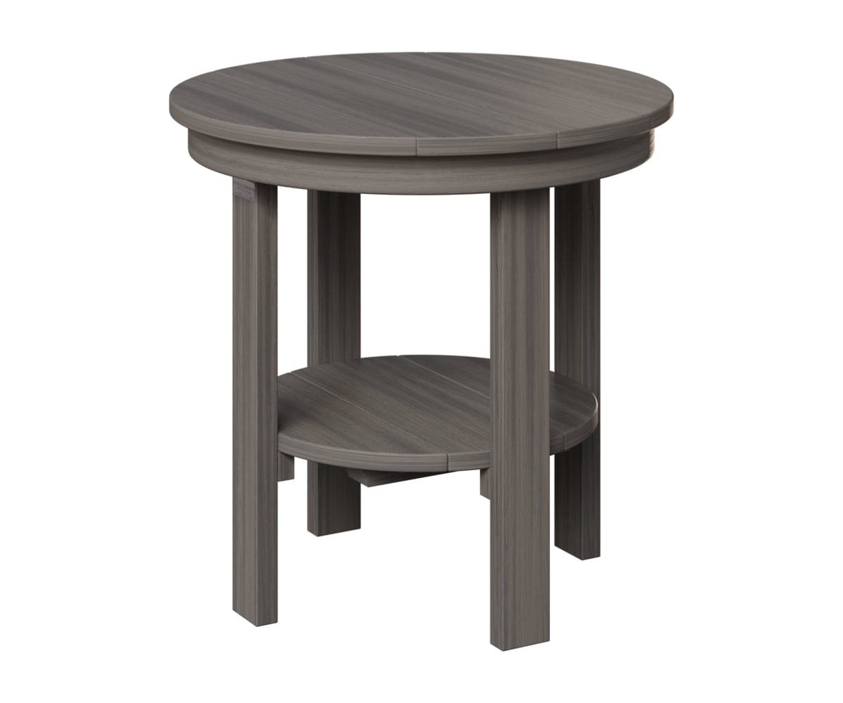 Berlin Gardens Poly Lumber Round End Dining Table