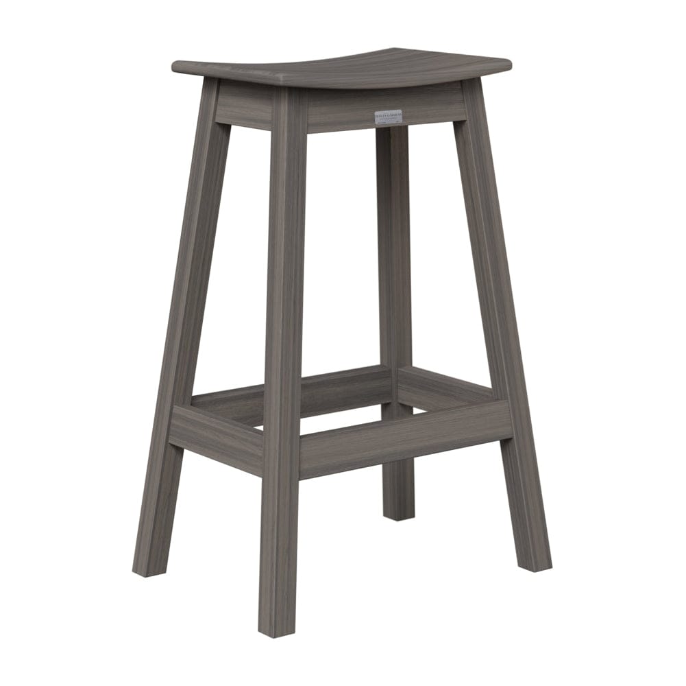 Berlin Gardens Saddle Poly Lumber Bar Stool