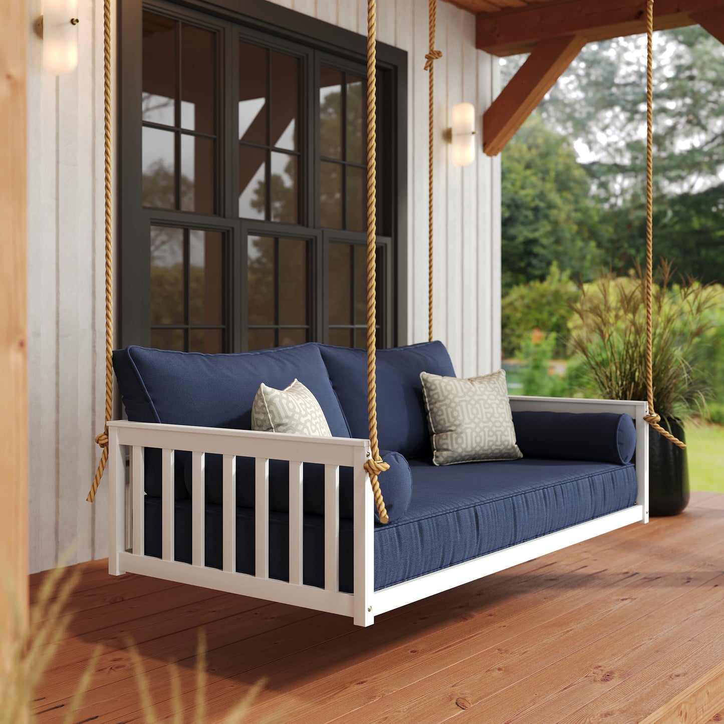 Keystone Amish Co. Columbus Recycled Plastic Daybed Swing