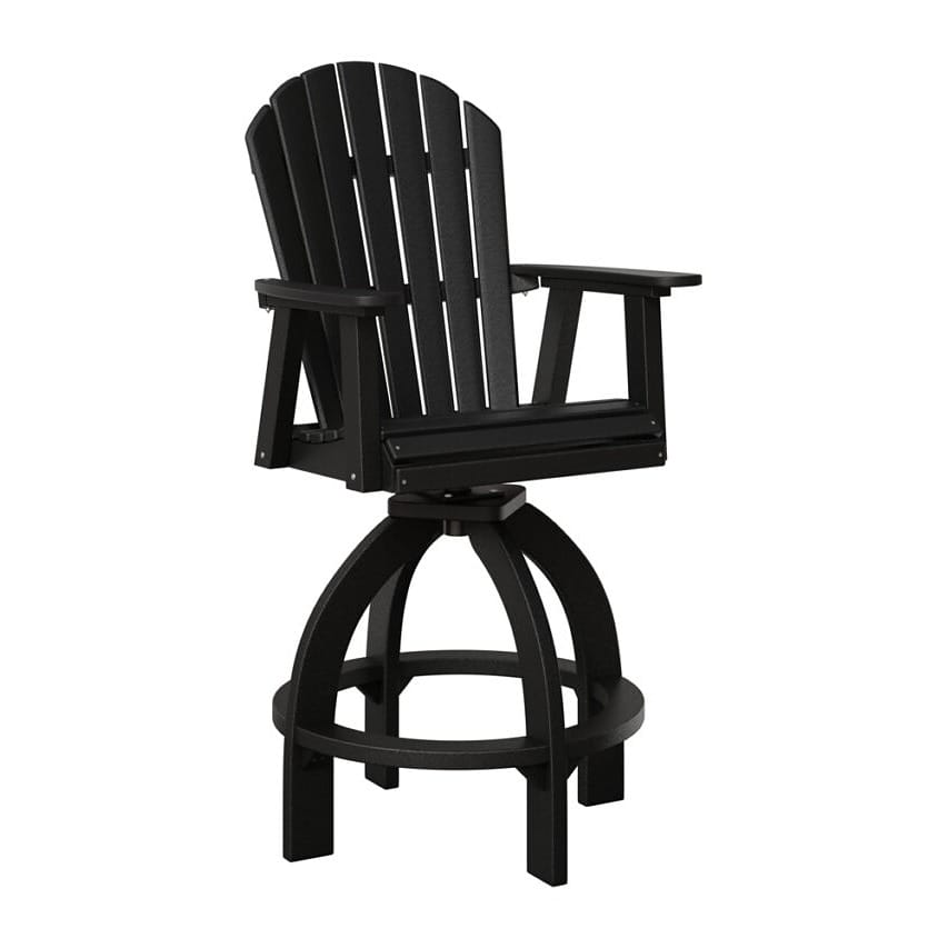 Berlin Gardens Outdoor 30" Extra Tall Swivel Bar Chair