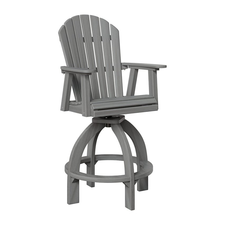 Berlin Gardens Outdoor 30" Extra Tall Swivel Bar Chair