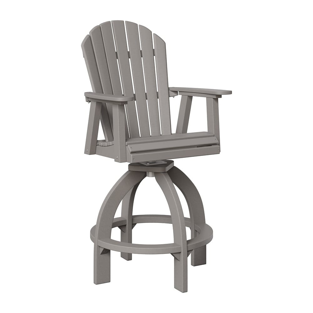 Berlin Gardens Outdoor 30" Extra Tall Swivel Bar Chair